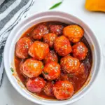 Homemade Slow Cooker Hawaiian Meatballs photo