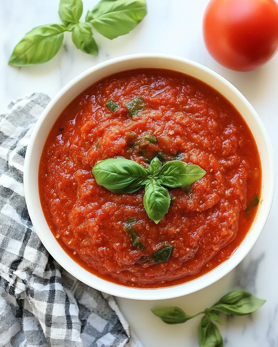 Easy Slow Cooker Marinara Sauce recipe photo