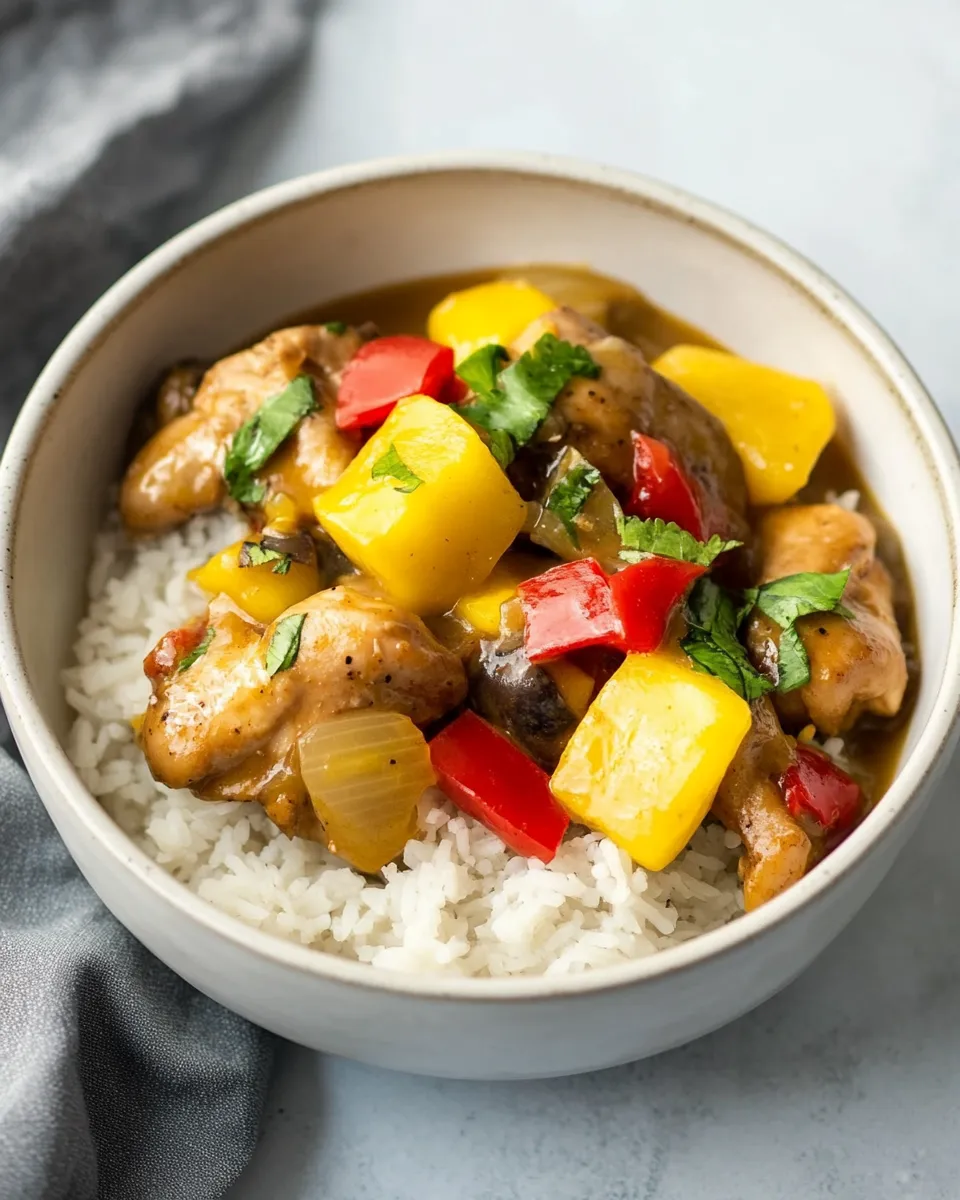 Delicious Slow Cooker Polynesian Chicken image