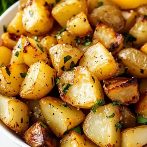 Homemade Slow Roasted Greek Lemon Potatoes photo