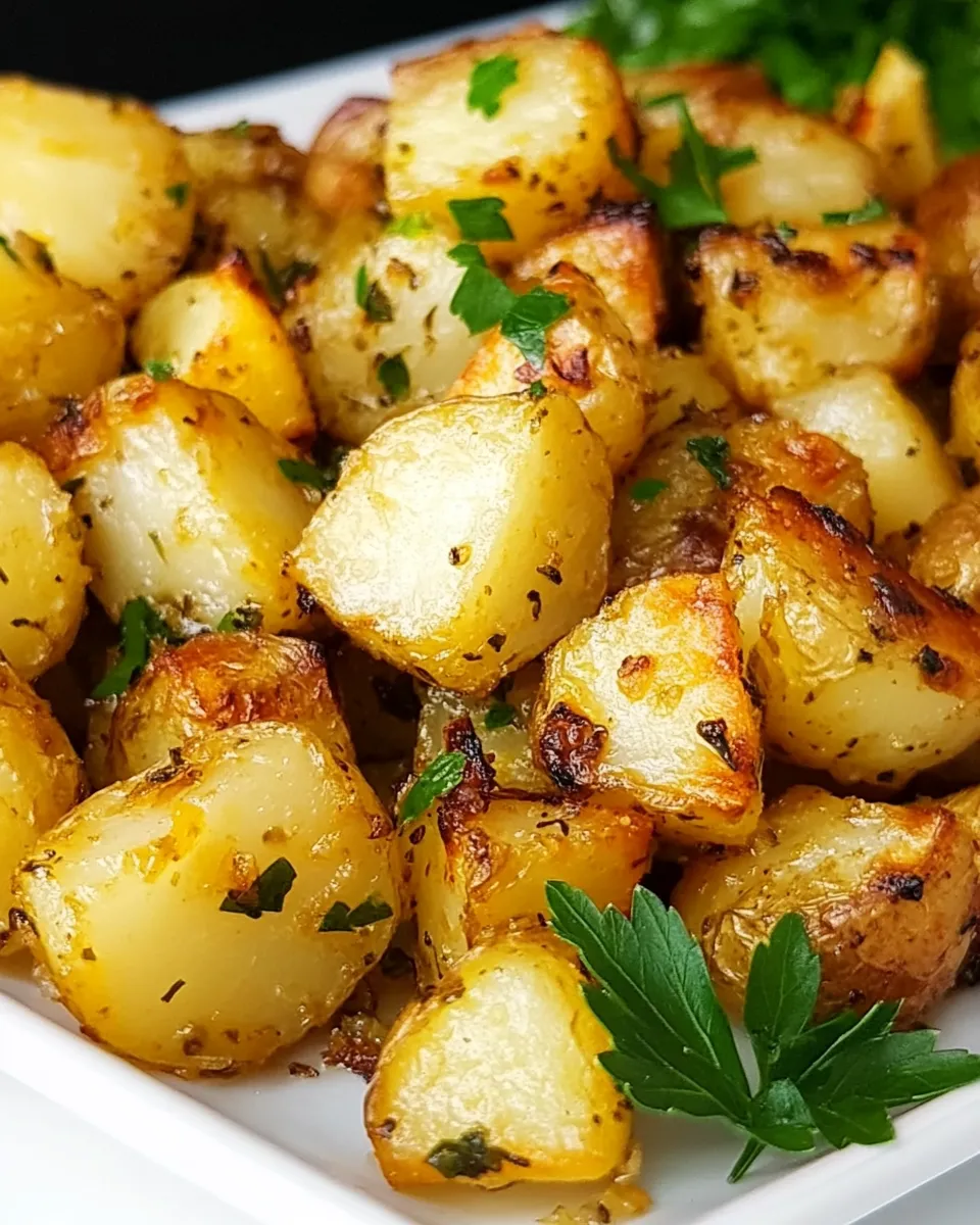 Easy Slow Roasted Greek Lemon Potatoes recipe photo