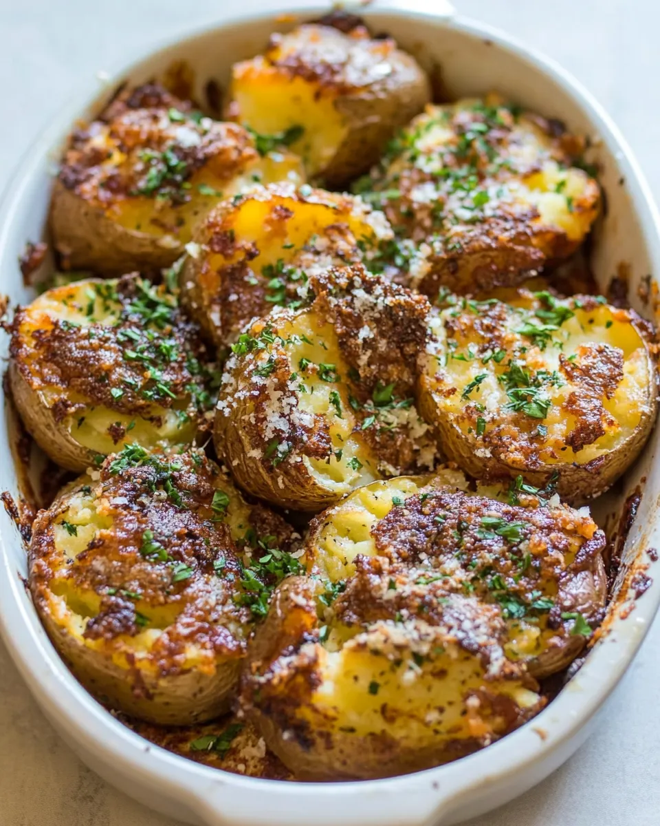 Classic Smashed Potatoes Recipe image