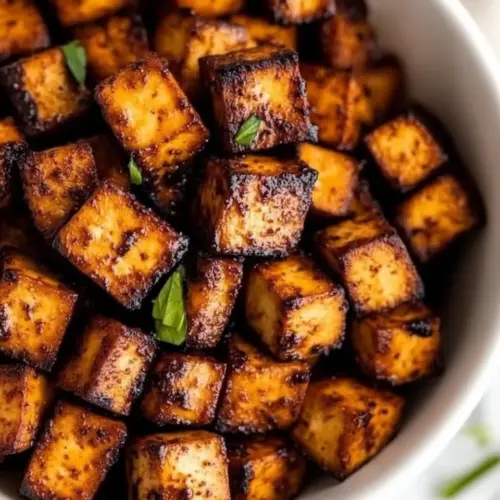 Homemade Smoky Marinated Tofu photo