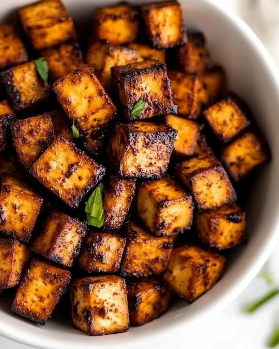 Homemade Smoky Marinated Tofu photo