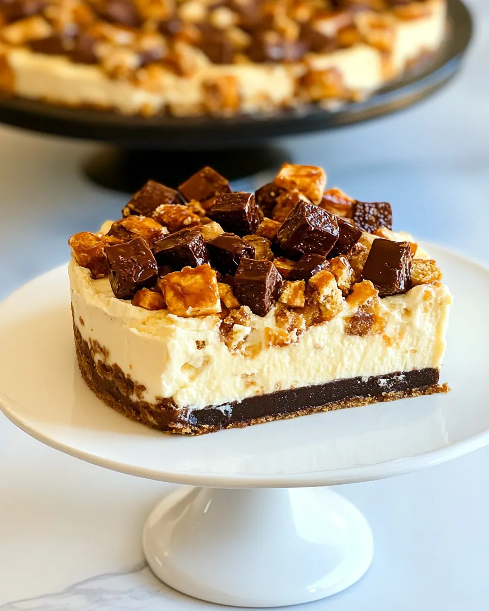 Easy Snickers Cheesecake and Vlog recipe photo