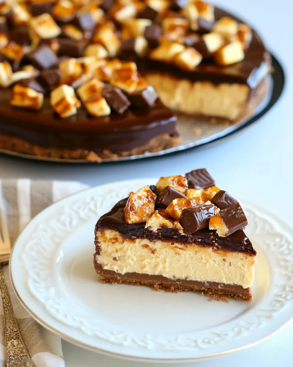 Delicious Snickers Cheesecake and Vlog shot