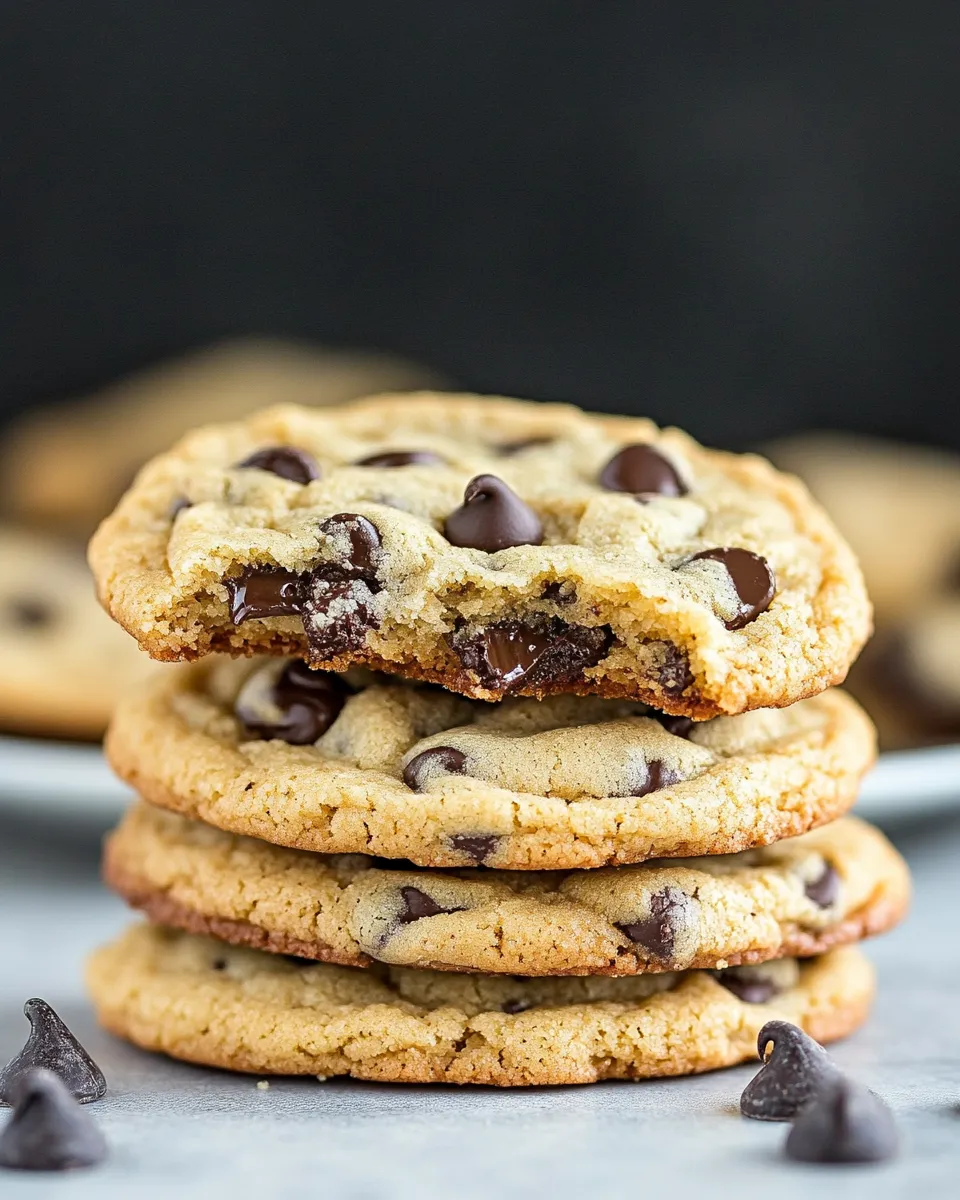 Delicious Soft & Chewy Chocolate Chip Cookies shot