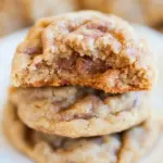 Homemade Soft and Chewy Cinnamon Chip Snickerdoodle Cookies photo