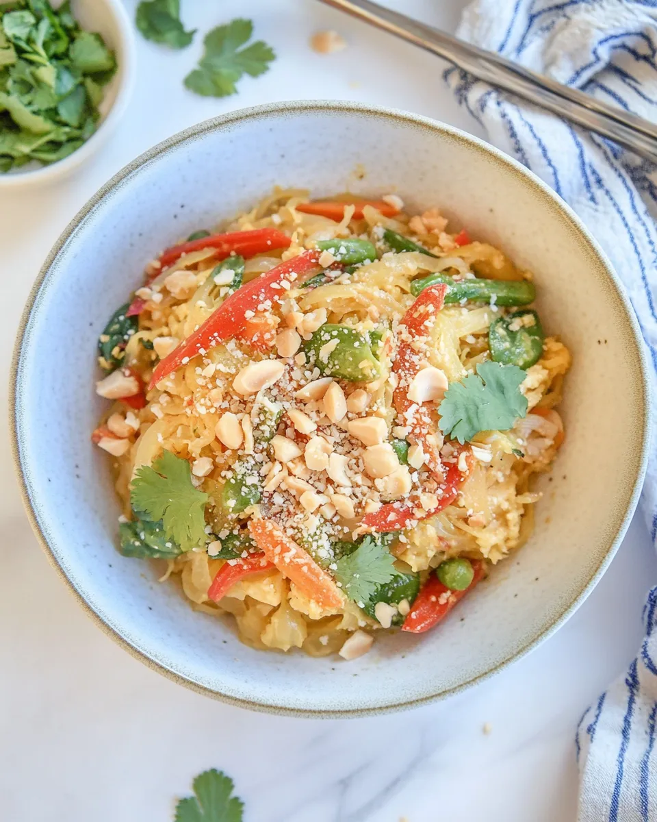 Easy Spaghetti Squash Pad Thai photo