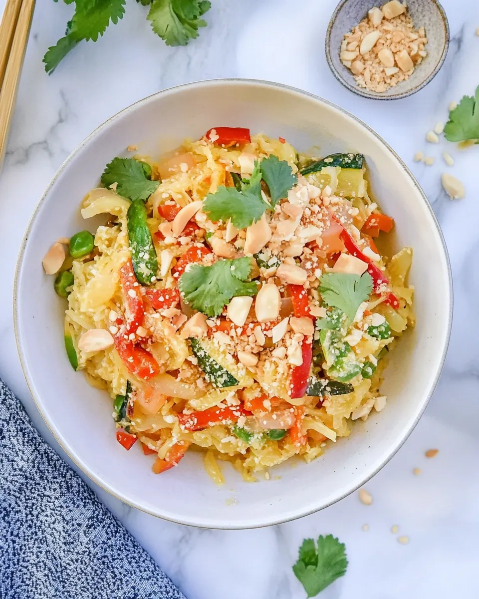 Healthy Spaghetti Squash Pad Thai recipe photo