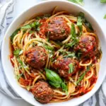 Homemade Spaghetti and Meatballs photo