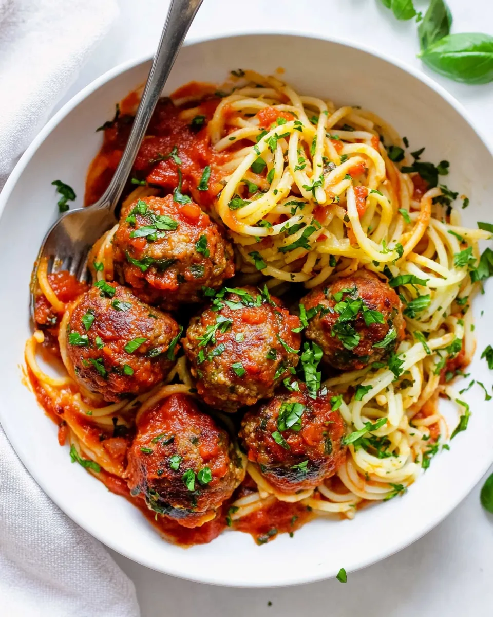 Classic Spaghetti and Meatballs image