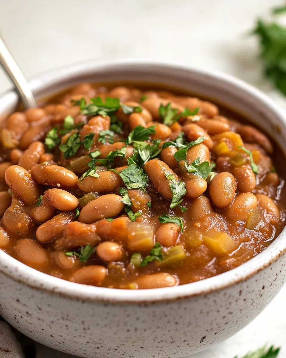 Easy Spiced Canned Pinto Beans photo