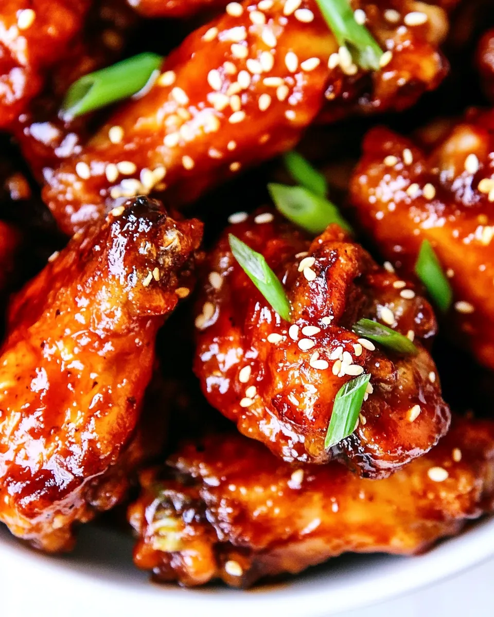 Classic Spicy Korean Chicken Wings image