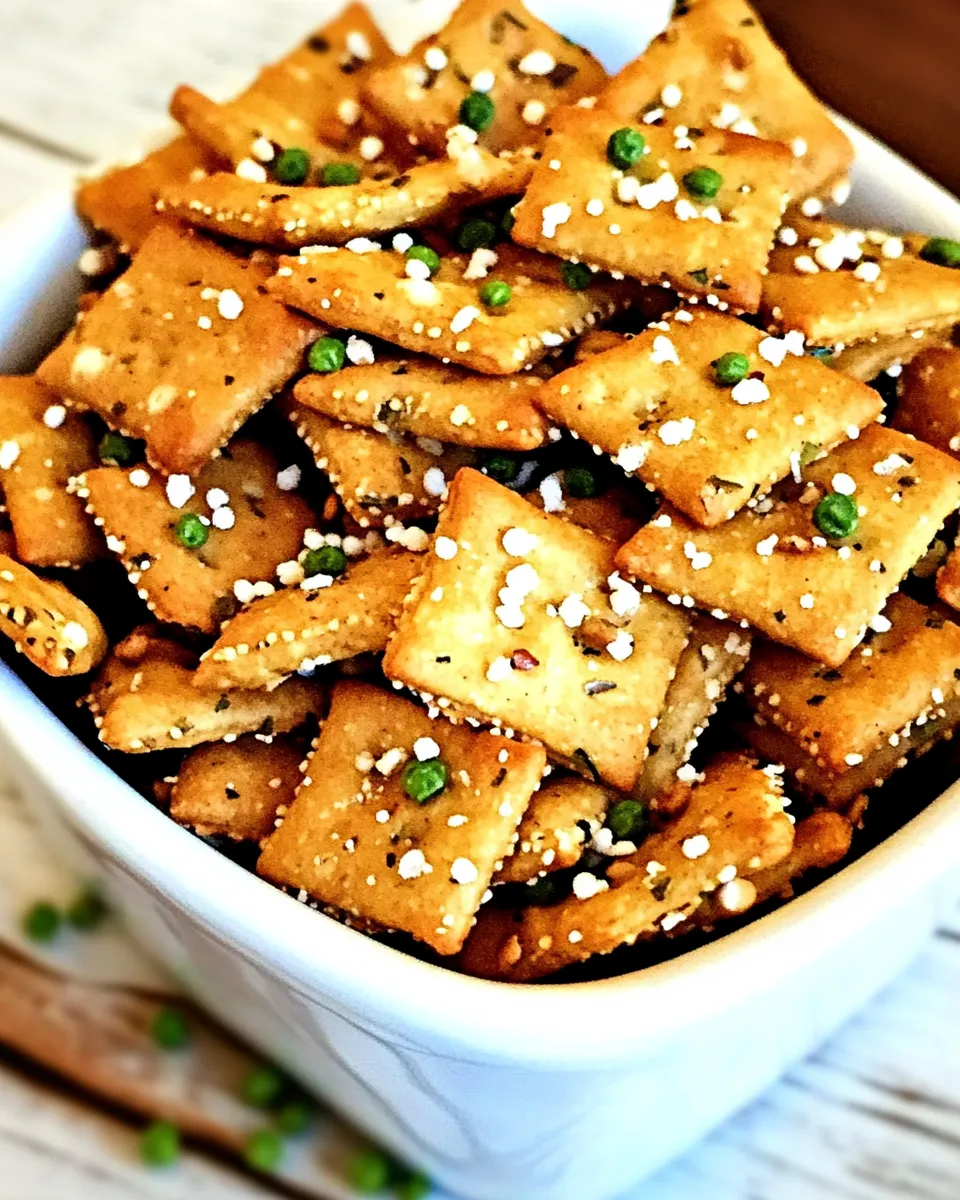 Delicious Spicy Ranch Crackers shot