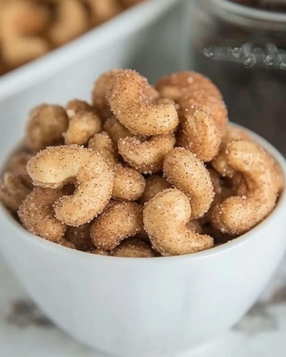 Delicious Spicy Sugared Cashews image
