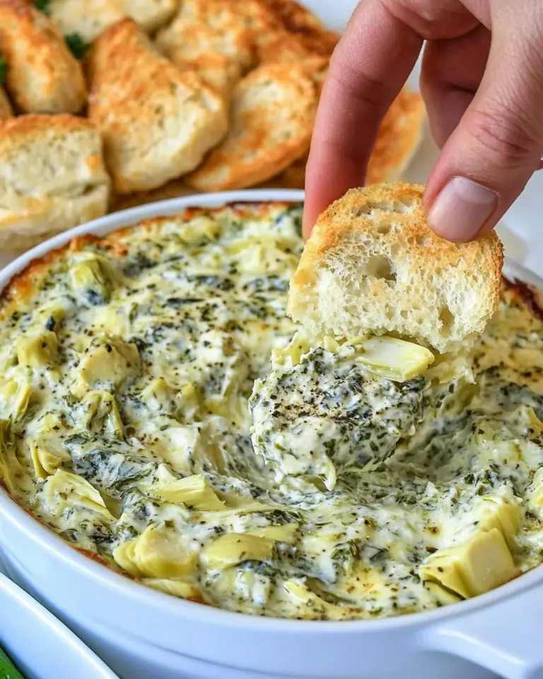 Homemade Spinach Artichoke Dip Recipe Lightened Up! photo