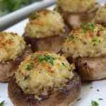 Homemade Stuffed Mushrooms w/ Parmesan & Thyme photo