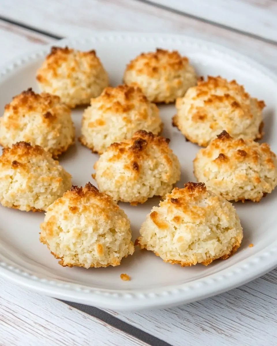 Homemade Sugar-Free Coconut Macaroons photo