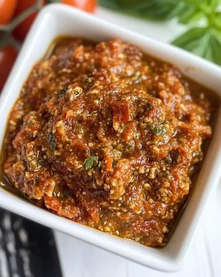 Homemade Sun Dried Tomato Pesto photo