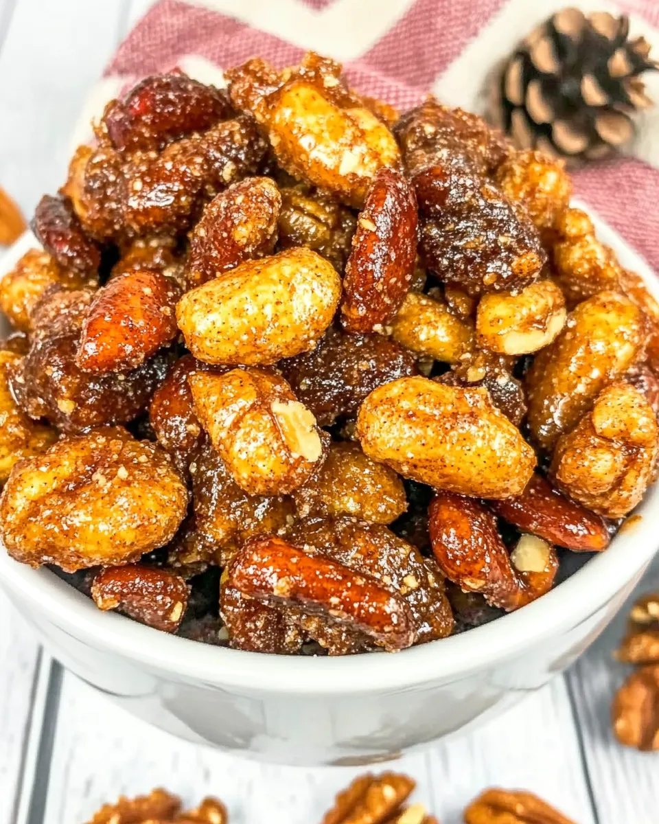 Easy Sweet & Spicy Candied Nuts recipe photo