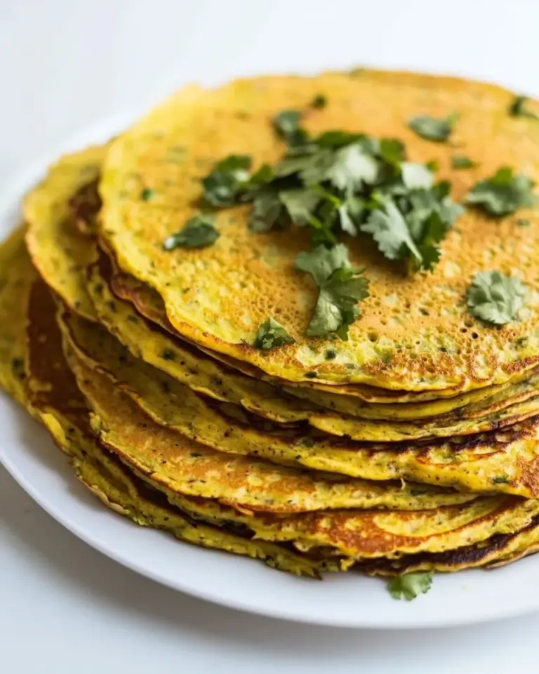 Homemade Switch Up Your Breakfast Routine with these Savory Chilla Pancakes photo