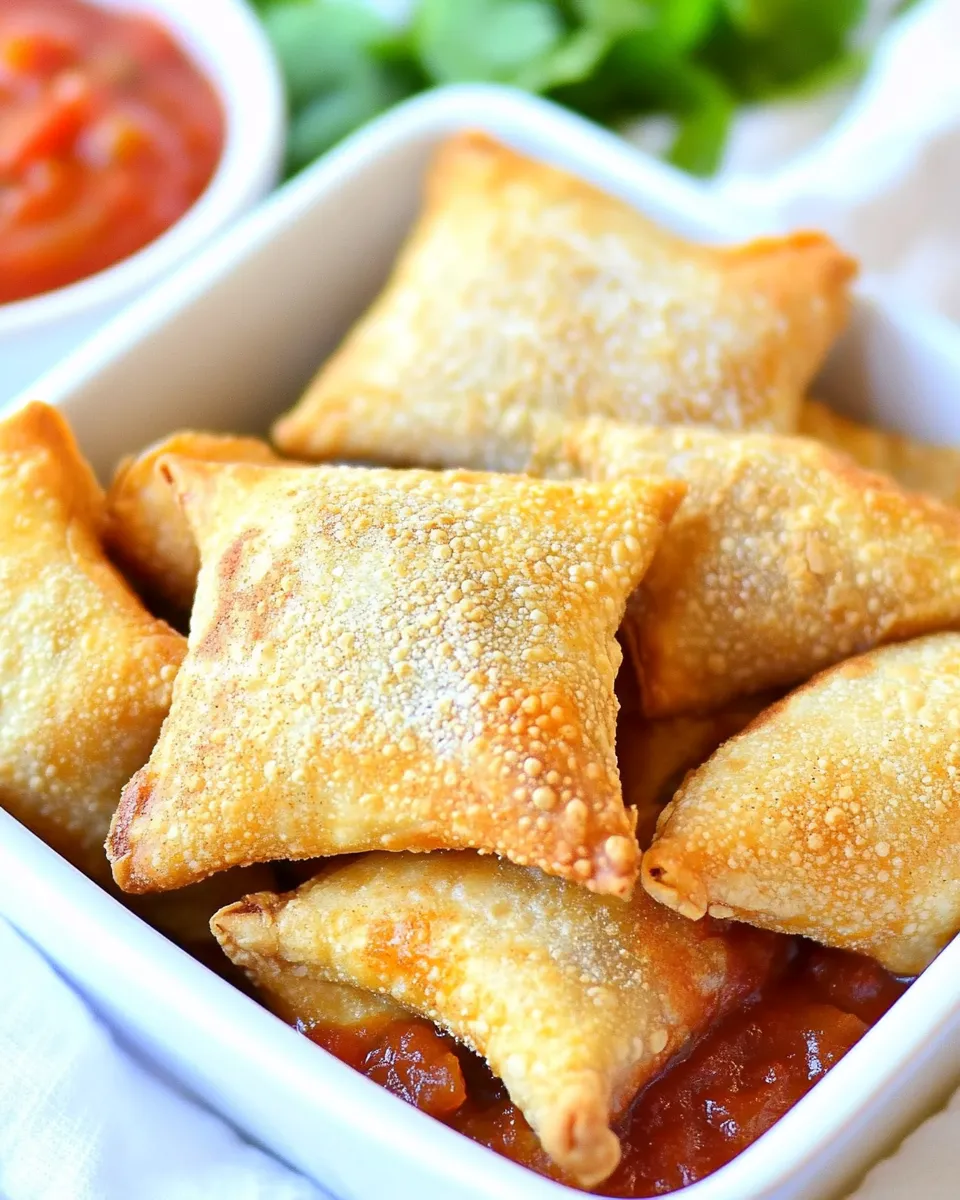 Delicious Taco Bell Wontons shot