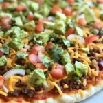 Easy Taco Pizza Recipe (with Doritos!) photo