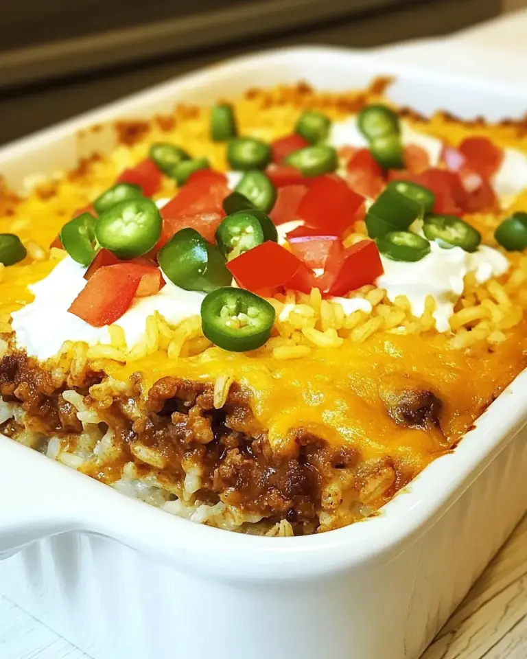 Homemade Taco Sour Cream Rice Bake photo