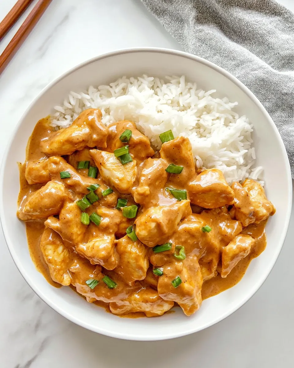 Homemade Thai Chicken with Peanut Sauce: Better Than Takeout photo