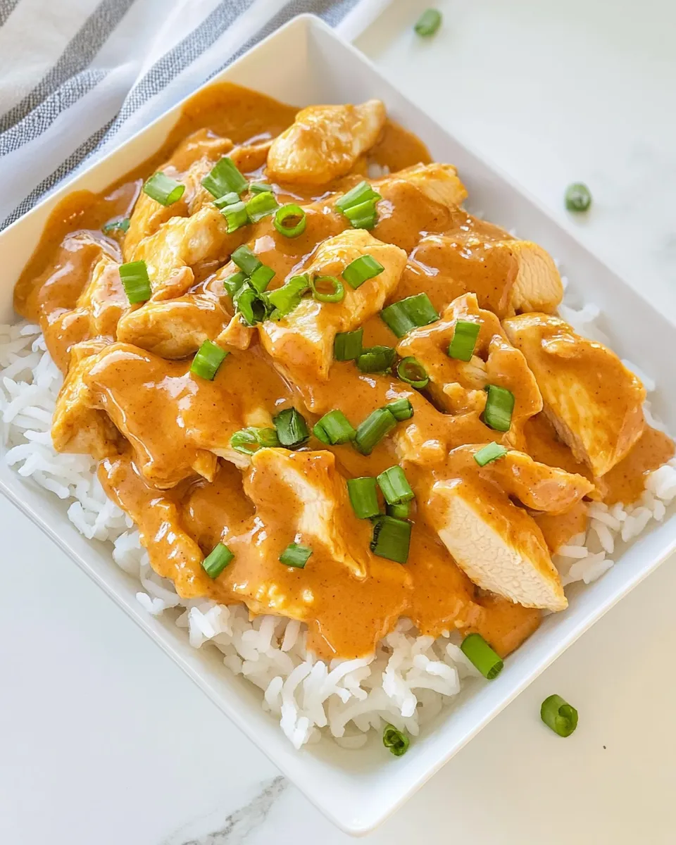 Savory Thai Chicken with Peanut Sauce: Better Than Takeout shot