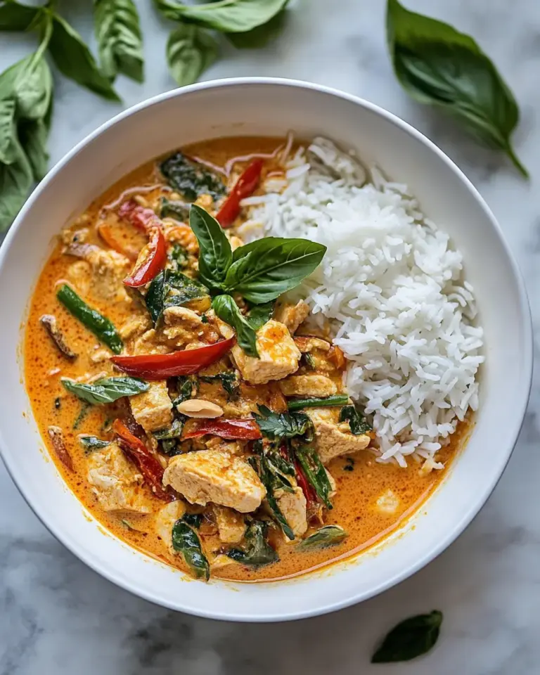 Homemade Thai Panang Curry photo