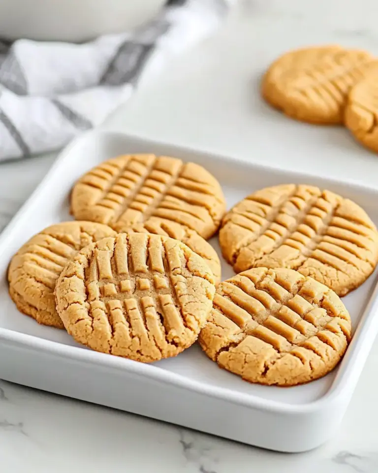 Easy The BEST 5-Ingredient Peanut Butter Cookies Recipe photo