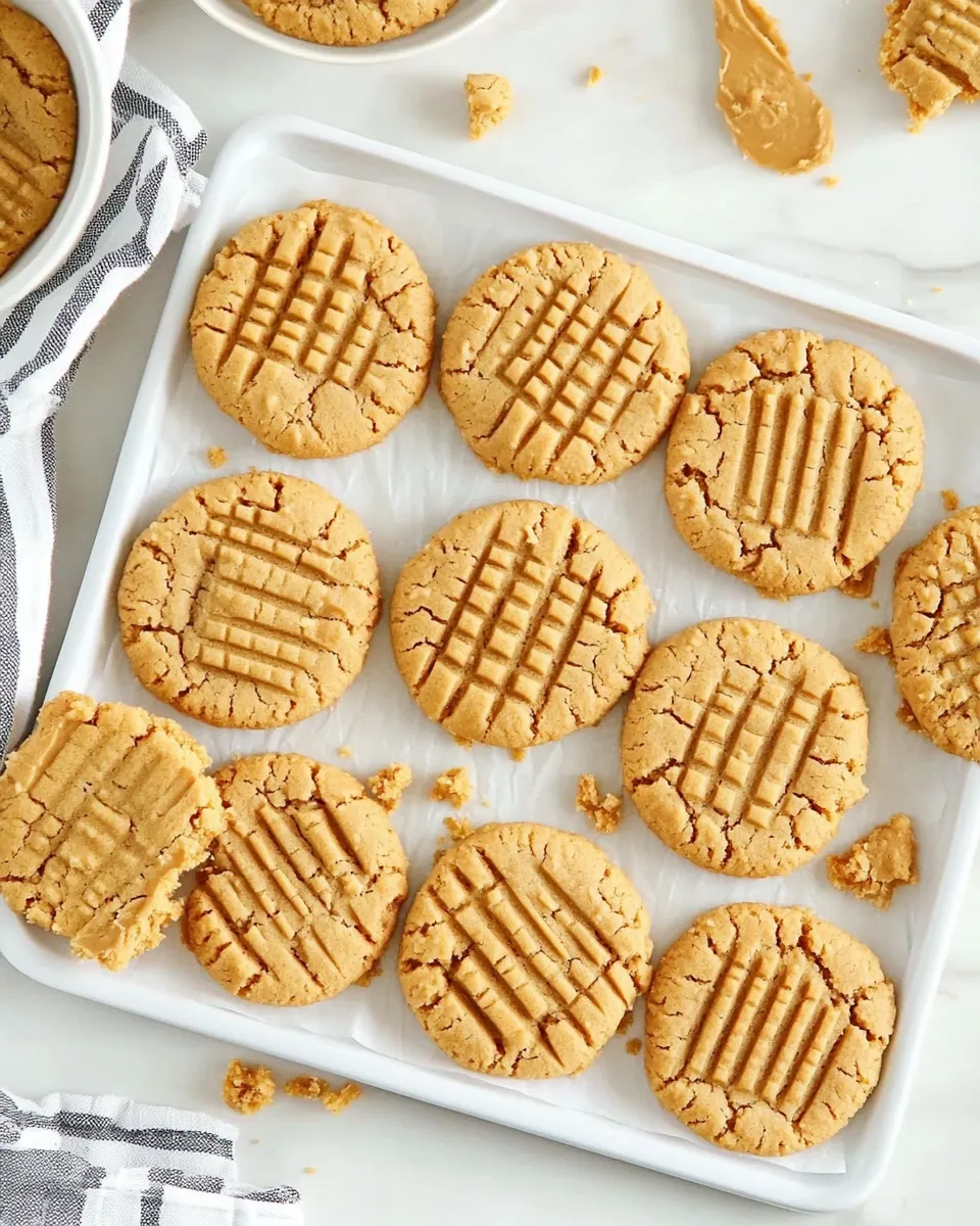 Classic The BEST 5-Ingredient Peanut Butter Cookies Recipe recipe photo
