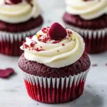 Homemade The BEST Red Velvet Cupcakes with Cream Cheese Frosting photo