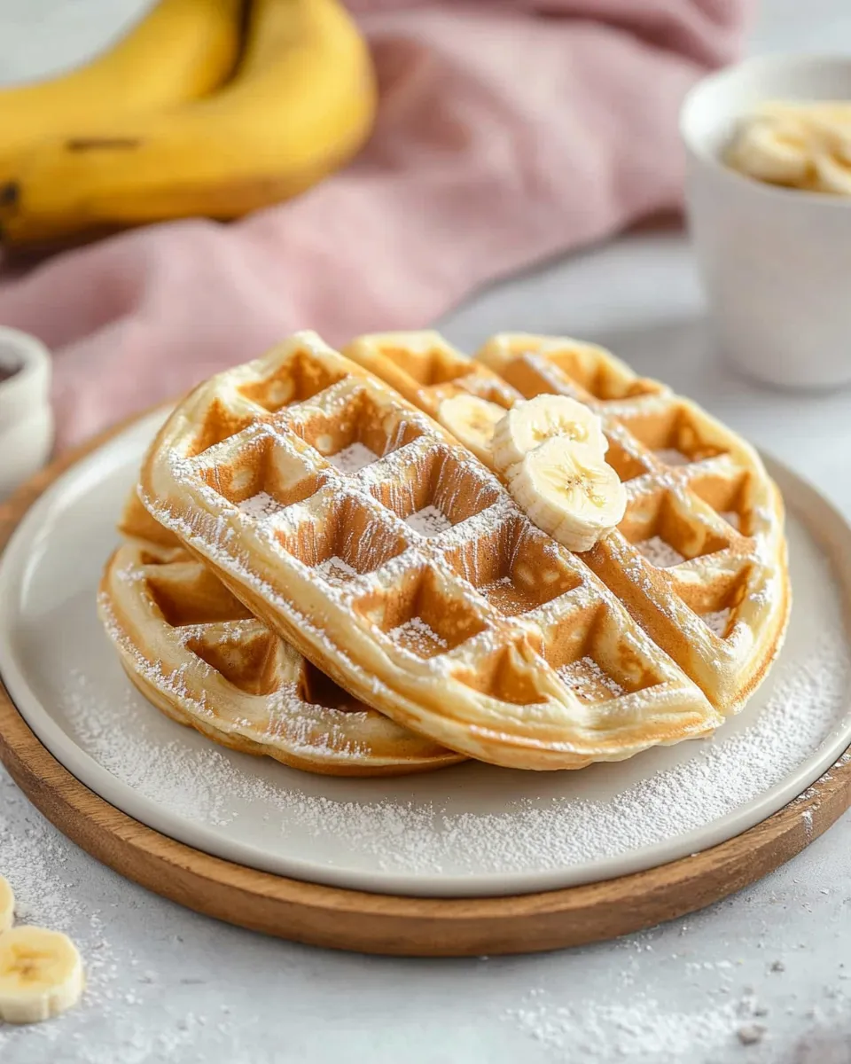 Homemade The Best Banana Waffles photo
