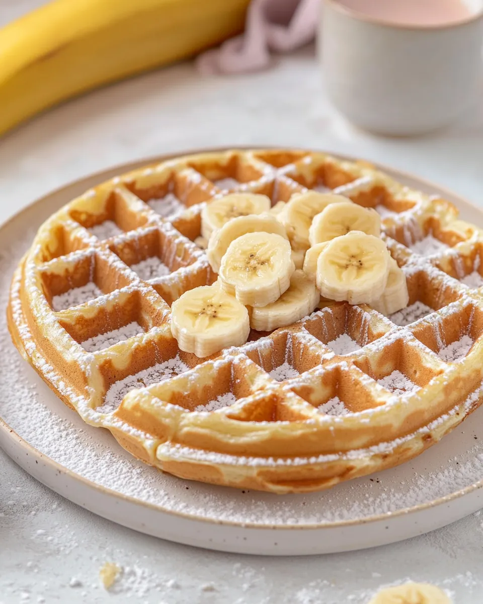 Easy The Best Banana Waffles recipe photo