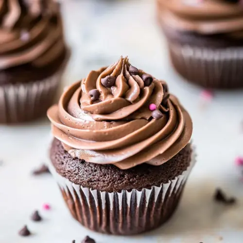 Amazing The Best Chocolate Birthday Cupcakes with Fudgy Chocolate Buttercream. picture