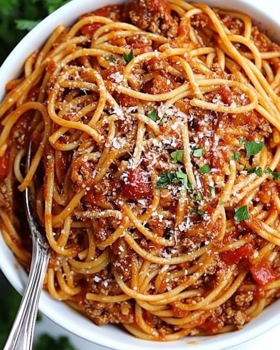 Classic The Best Instant Pot Spaghetti dish photo