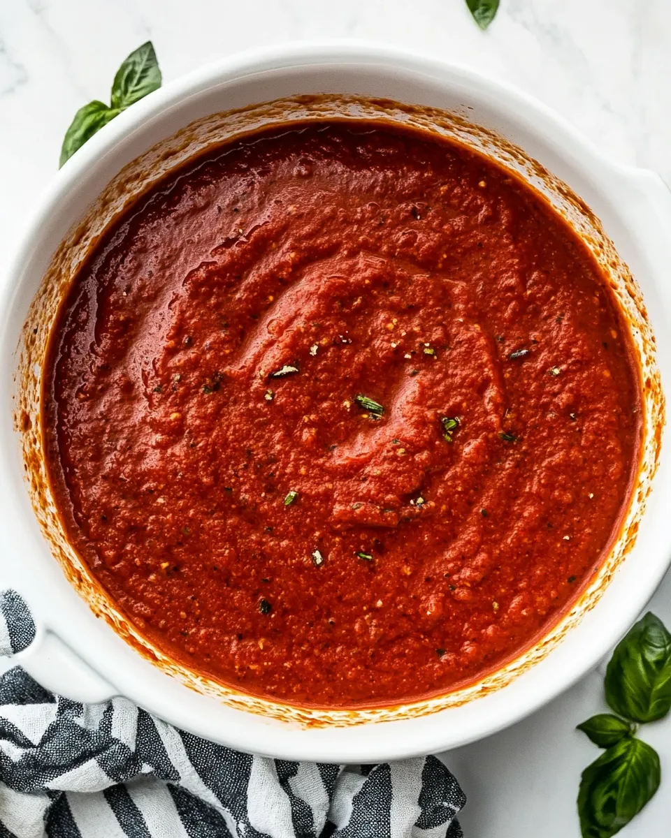 Delicious The Easiest Homemade Marinara Sauce image