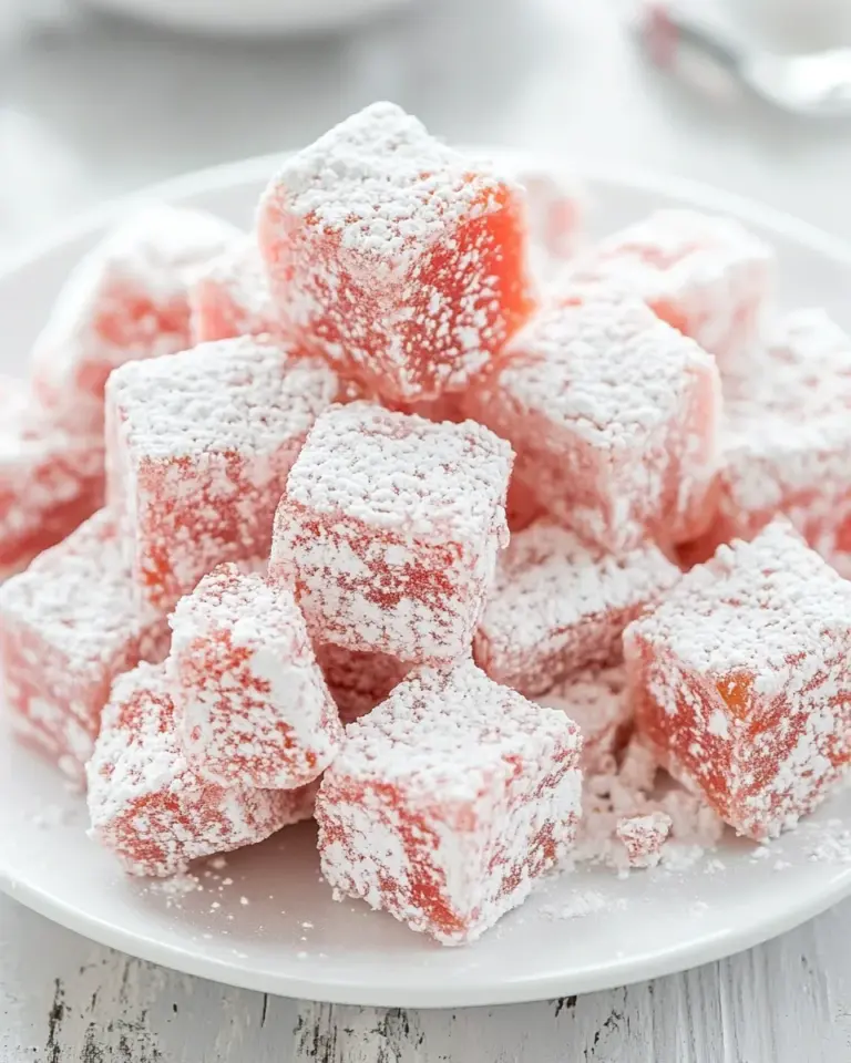 Homemade The Tastiest Turkish Delight Recipe (Lokum) photo