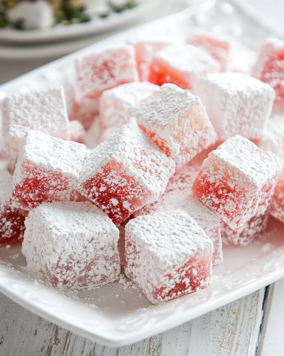 Easy The Tastiest Turkish Delight Recipe (Lokum) recipe photo