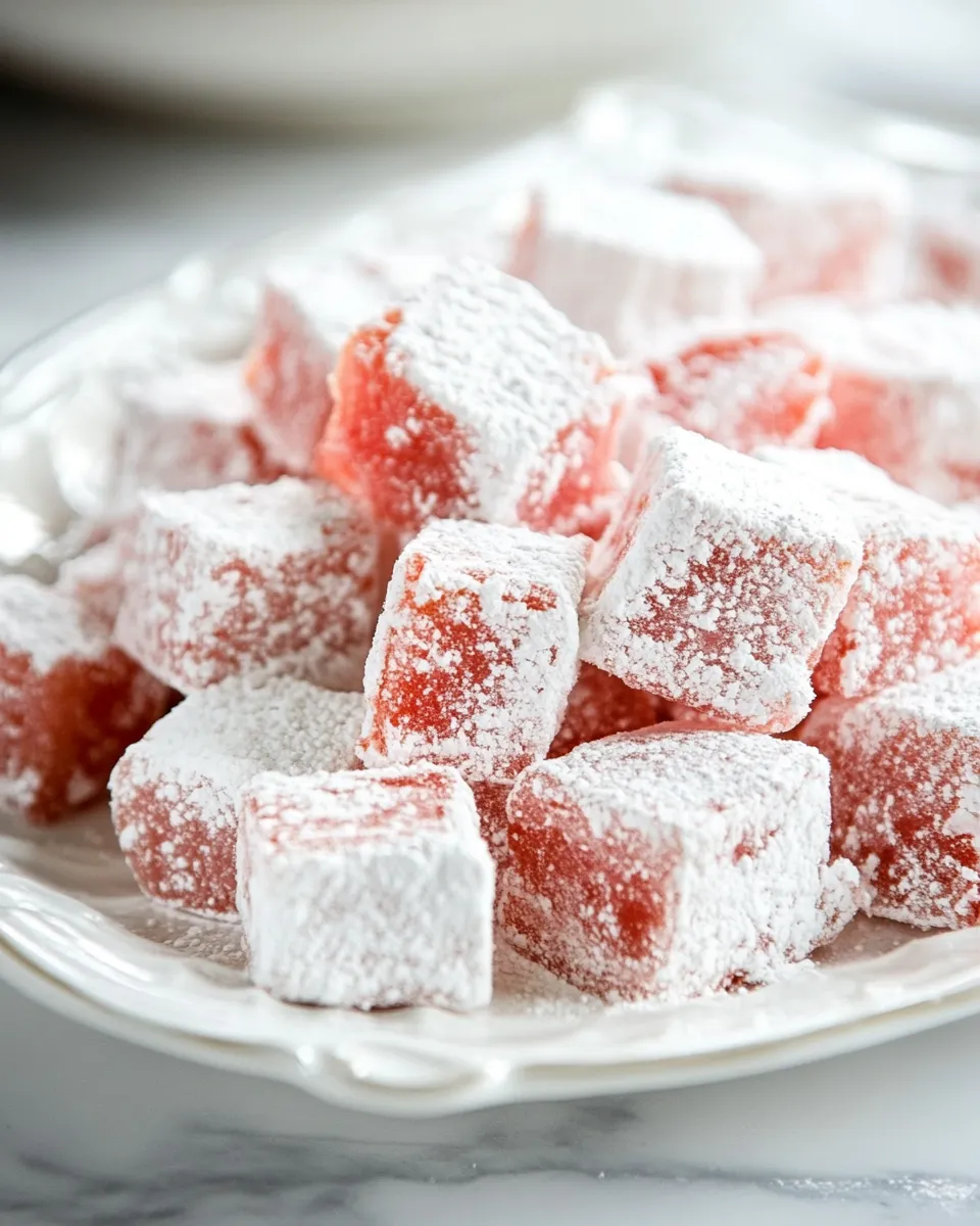 Delicious The Tastiest Turkish Delight Recipe (Lokum) shot
