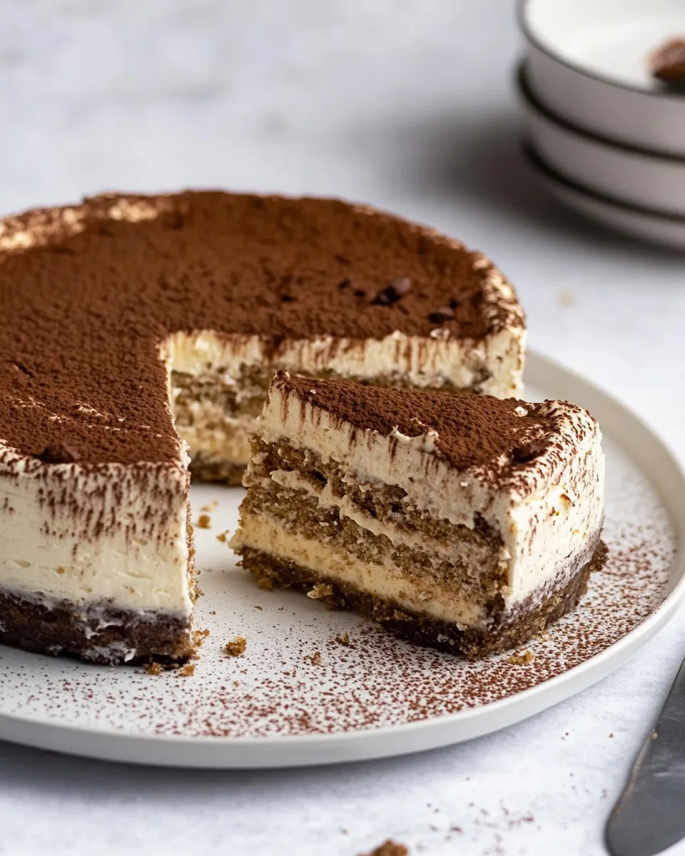 Homemade Tiramisu Cheesecake photo