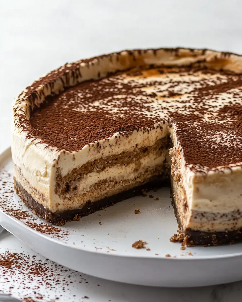 Classic Tiramisu Cheesecake image