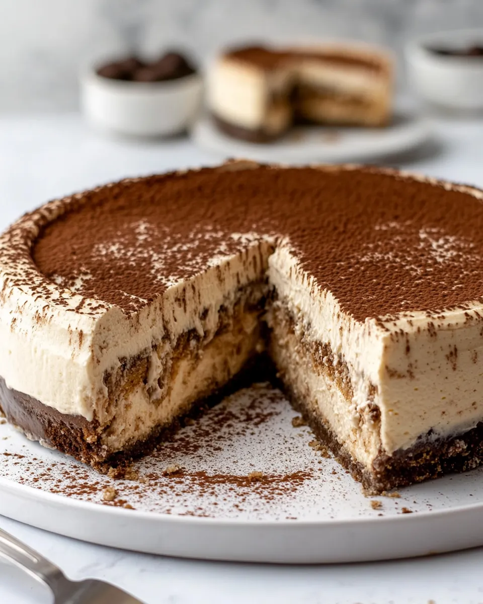 Easy Tiramisu Cheesecake recipe photo