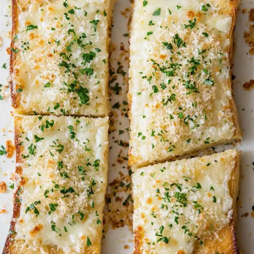 Homemade Toasty Spicy Cheesy Garlic Bread. image