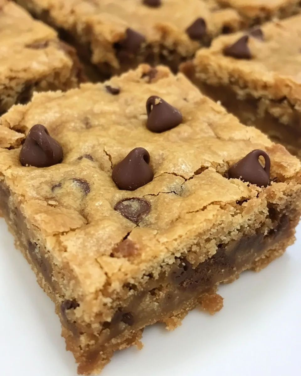 Easy Toffee Chocolate Chip Bars image