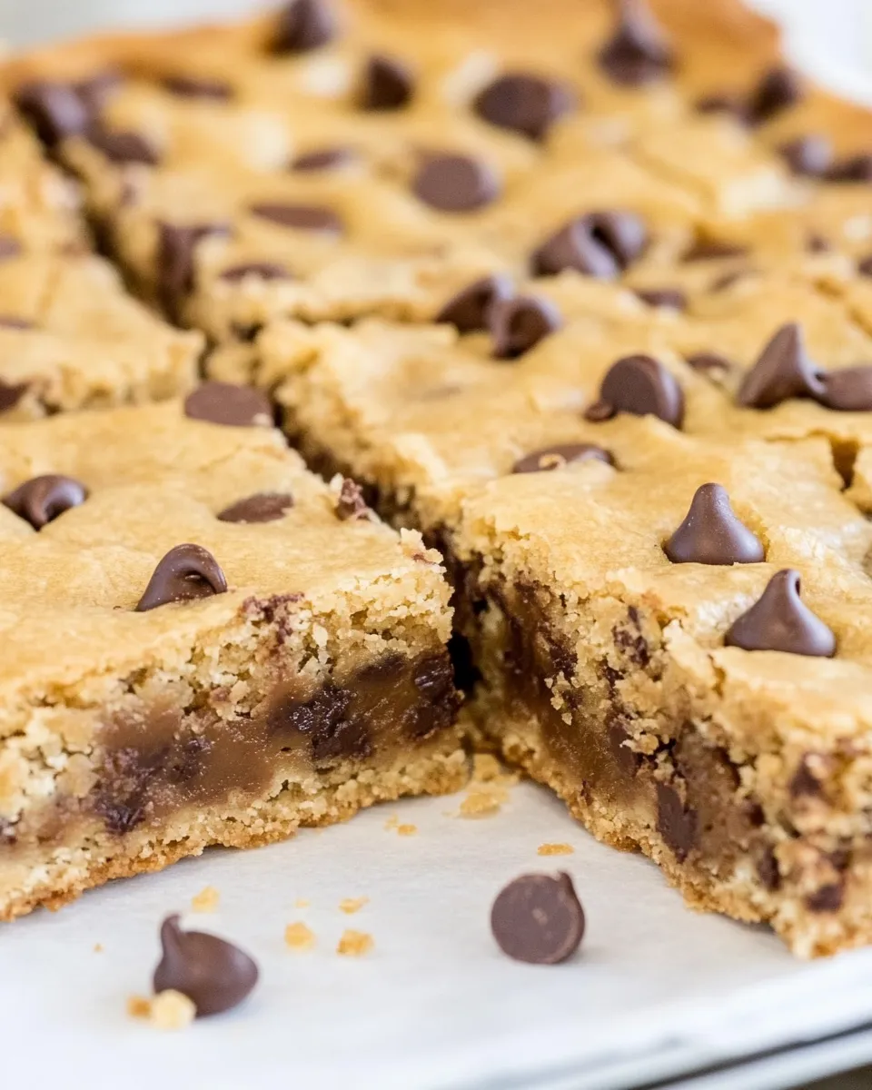 Classic Toffee Chocolate Chip Bars shot