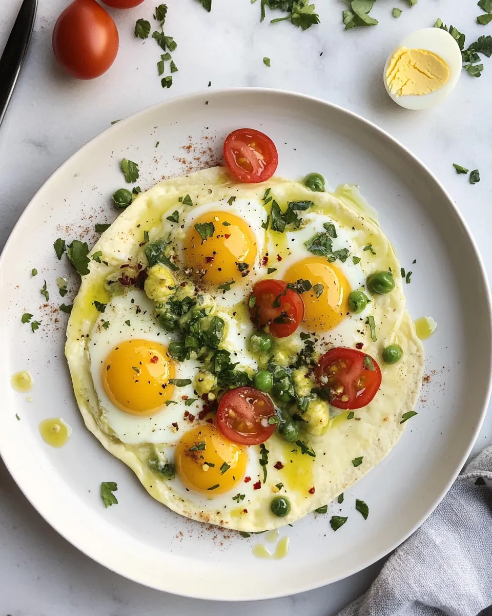 Delicious Tortilla Eggs. dish photo